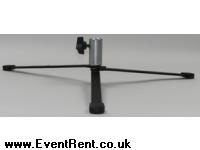 Low level stand fold out legs fitted with 19mm socket for 18mm Spigot
